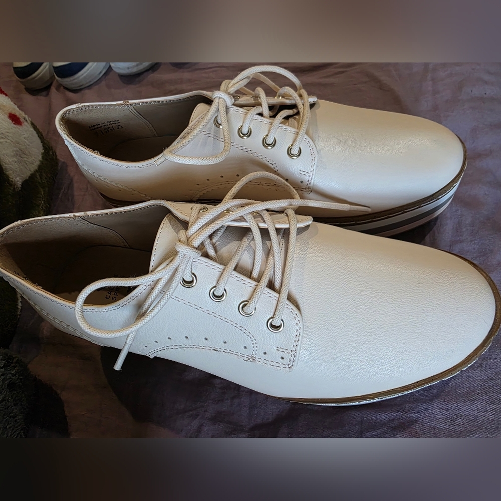Call It Spring Cream Platform Shoes - Picture 7 of 8